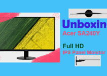 Unboxing and Review of Acer SA240Y full HD IPS panel monitor